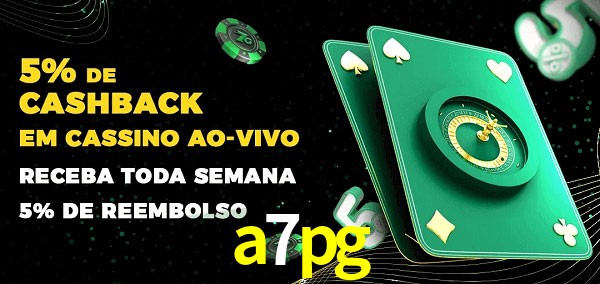 Promoções do cassino ao Vivo a7pg